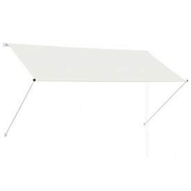 vidaXL Copertină retractabilă, crem, 250 x 150 cm - Img 2