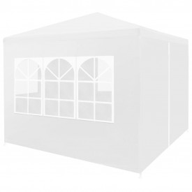 vidaXL Cort pentru petrecere, 3 x 3 m, alb