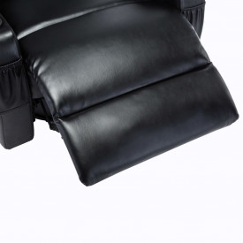vidaXL Fotoliu electric rabatabil de masaj, piele artificială, negru - Img 10