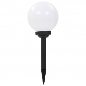 vidaXL Lămpi solare de exterior cu LED, 3 buc, 20 cm, RGB, sferic - Img 2