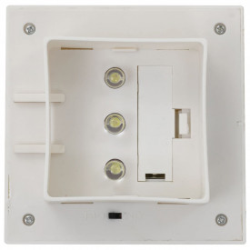 vidaXL Lămpi solare de exterior cu LED, 6 buc, alb, 12 cm, pătrat - Img 8
