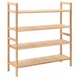 vidaXL Pantofar din lemn masiv de nuc, 69 x 26 x 81 cm - Img 1