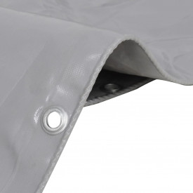 vidaXL Prelată, gri, 1,5 x 6 m, 650 g / m² - Img 2