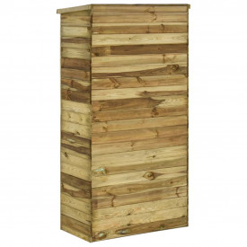 vidaXL Șopron scule grădină, lemn de pin FSC, 85 x 48 x 177 cm - Img 4