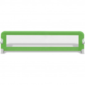Balustradă de siguranță pentru pat de copil, verde, 150x42 cm - Img 3