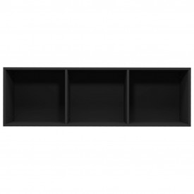 Bibliotecă/Comodă TV, negru, 36 x 30 x 114 cm, PAL - Img 9