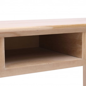 Birou de scris, culoare naturală, 110 x 45 x 76 cm, lemn - Img 7