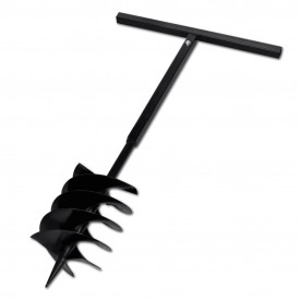 Burghiu manual găuri în pământ 200 mm cu tub prelungitor 9 m - Img 5