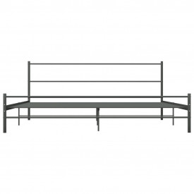 Cadru de pat, gri, 180 x 200 cm, metal - Img 3