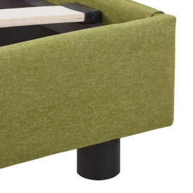 Cadru de pat, verde, 90 x 200 cm, material textil - Img 6