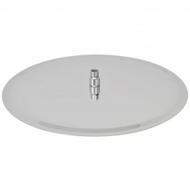 Cap de duș rotund tip ploaie, oțel inoxidabil, 50 cm - Img 3