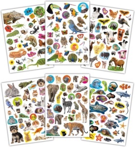 Carte cu abtibilduri - Animalute - Img 2