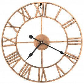 Ceas de perete, auriu, 40 cm, metal - Img 2