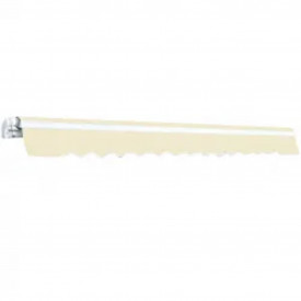 Copertină pliabilă acționată manual, crem, 600 cm - Img 3