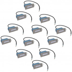 Corpuri de iluminat trepte cu LED 44 x 111 x 56 mm, 12 buc. - Img 2