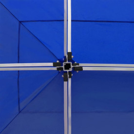 Cort de petrecere pliabil profesional albastru 6x3 m aluminiu - Img 6