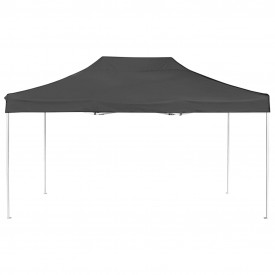 Cort de petrecere pliabil profesional antracit 4,5x3 m aluminiu - Img 3