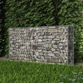 Coș gabion din oțel, 200 x 30 x 100 cm - Img 3