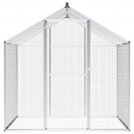 Coteț păsări de exterior, aluminiu 188 x 122 x 194 cm - Img 2