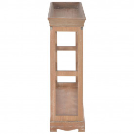 Dulap de vinuri, 70x22,5x70,5 cm, MDF, maro - Img 4