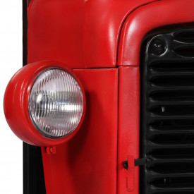 Dulap vinuri design tractor 49x32x183cm lemn masiv de mango - Img 9