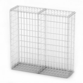 Gabion cu capace din sârmă galvanizată 100 x 100 x 30 cm - Img 2