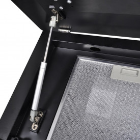 Hotă Sticlă Securizată cu Ecran 600 mm Negru - Img 5