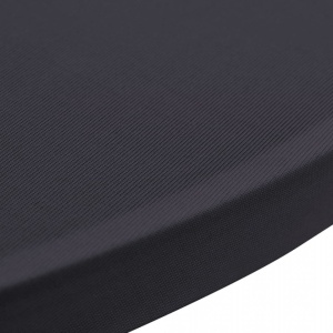 Husă elastică pentru masă, 4 buc., antracit, 80 cm - Img 5