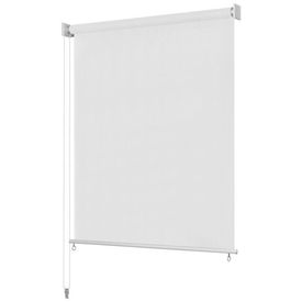 Jaluzea tip rulou de exterior, 120 x 140 cm, alb