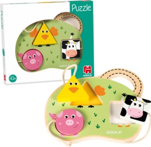 JGC53452 PUZZLE BEBE 3 ANIMALE GOULA - Img 2