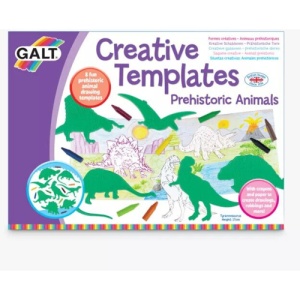 Joc creativ 8 Sabloane pentru desen - Dinozauri Galt