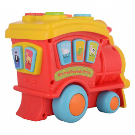 Jucarie de tras interactiva Winfun - Locomotiva, cu lumini si sunete - Img 3