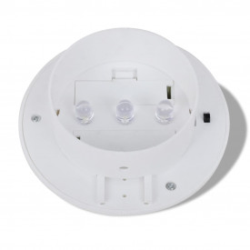 Lampă solară pentru exterior 6 pcs Lumină pentru gard Albă - Img 8