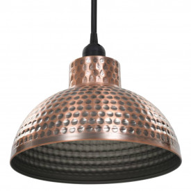 Lustre semisferice de culoare arămie, 2 buc. - Img 7