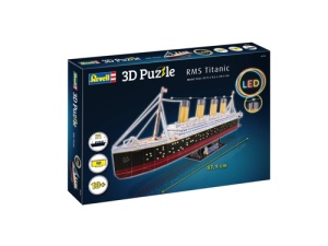 Macheta Revell RMS Titanic - Editie Led- Puzzle 3D Cu Lighting Rev00154 - Img 2