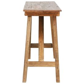 Masă consolă, 130 x 40 x 80 cm, lemn masiv reciclat - Img 3