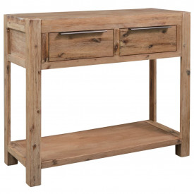 Masă consolă, 82 x 33 x 73 cm, lemn masiv de acacia