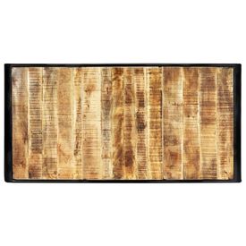Masă de bucătărie, 180x90x76 cm, lemn masiv de mango nefinisat - Img 3