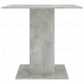 Masă de bucătărie, gri beton, 80 x 80 x 75 cm, PAL - Img 4