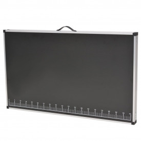 Masă de lipire pliabilă, 200 x 60 x 78 cm, MDF și aluminiu - Img 4
