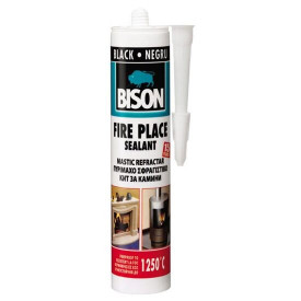 Mastic refractar rezistent la temperaturi ridicate, BISON Fire Place Sealant 1250°C, 530g - Img 2