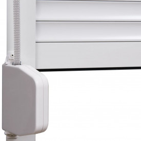 Oblon rulant, alb, 140 x 150 cm, aluminiu - Img 4