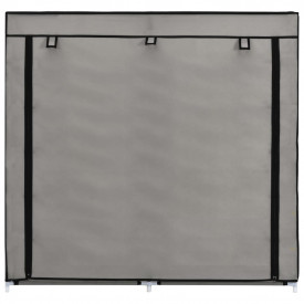 Pantofar cu husă, gri, 115x28x110 cm, material textil - Img 4