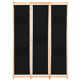 Paravan de cameră cu 3 panouri, 120x170x4 cm, textil - Img 2