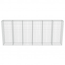 Perete gabion cu capace, 300 x 50 x 150 cm, oțel galvanizat - Img 4