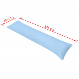 Pernă laterală de corp pentru dormit, 40 x 145 cm, albastru - Img 4