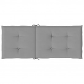 Perne scaun de grădină, 2 buc, gri, 120 x 50 x 3 cm - Img 6