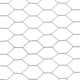 Plasă de sârmă, gri, 25x1,2 m, oțel cu înveliș PVC, hexagonal - Img 4