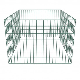 Plasă pentru stocarea frunzișului 100 x 100 x 70 cm - Img 2