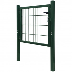Poartă 2D pentru gard (simplă) 106 x 130 cm, verde - Img 3